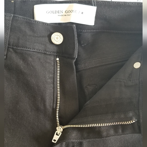 Golden Goose Skinny High Rise Jeans Size 28 Black - Picture 3 of 10